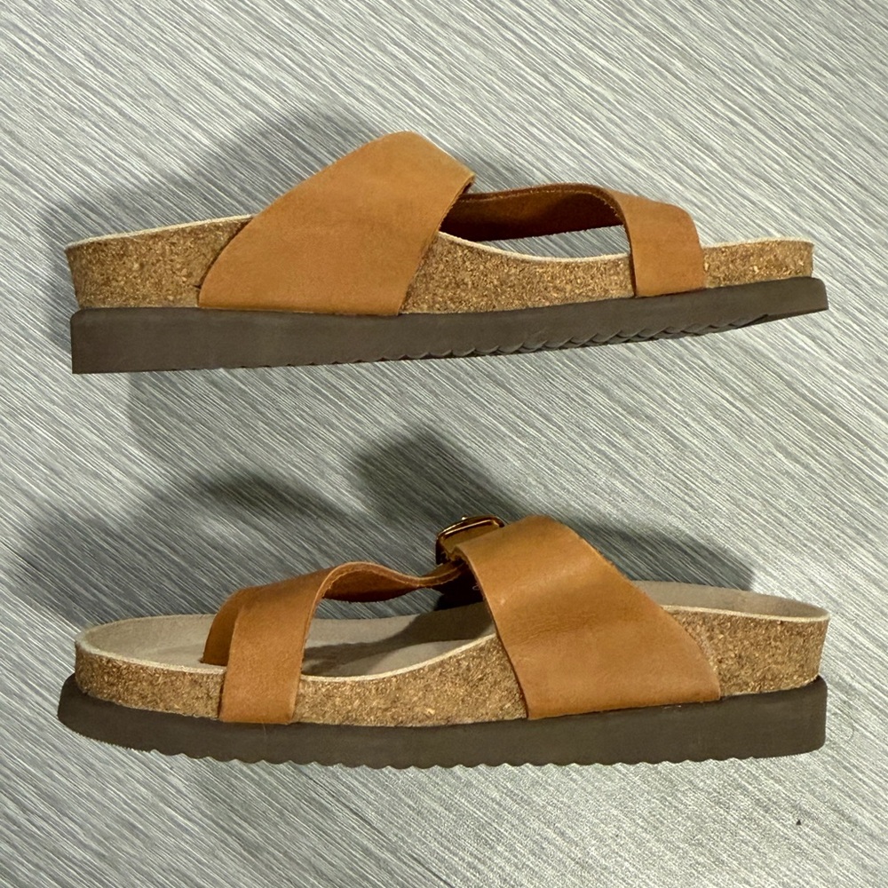 Mephisto Helen Tan Nubuck Leather Sandals EU 36 US 6 NWOB - Picture 5 of 13